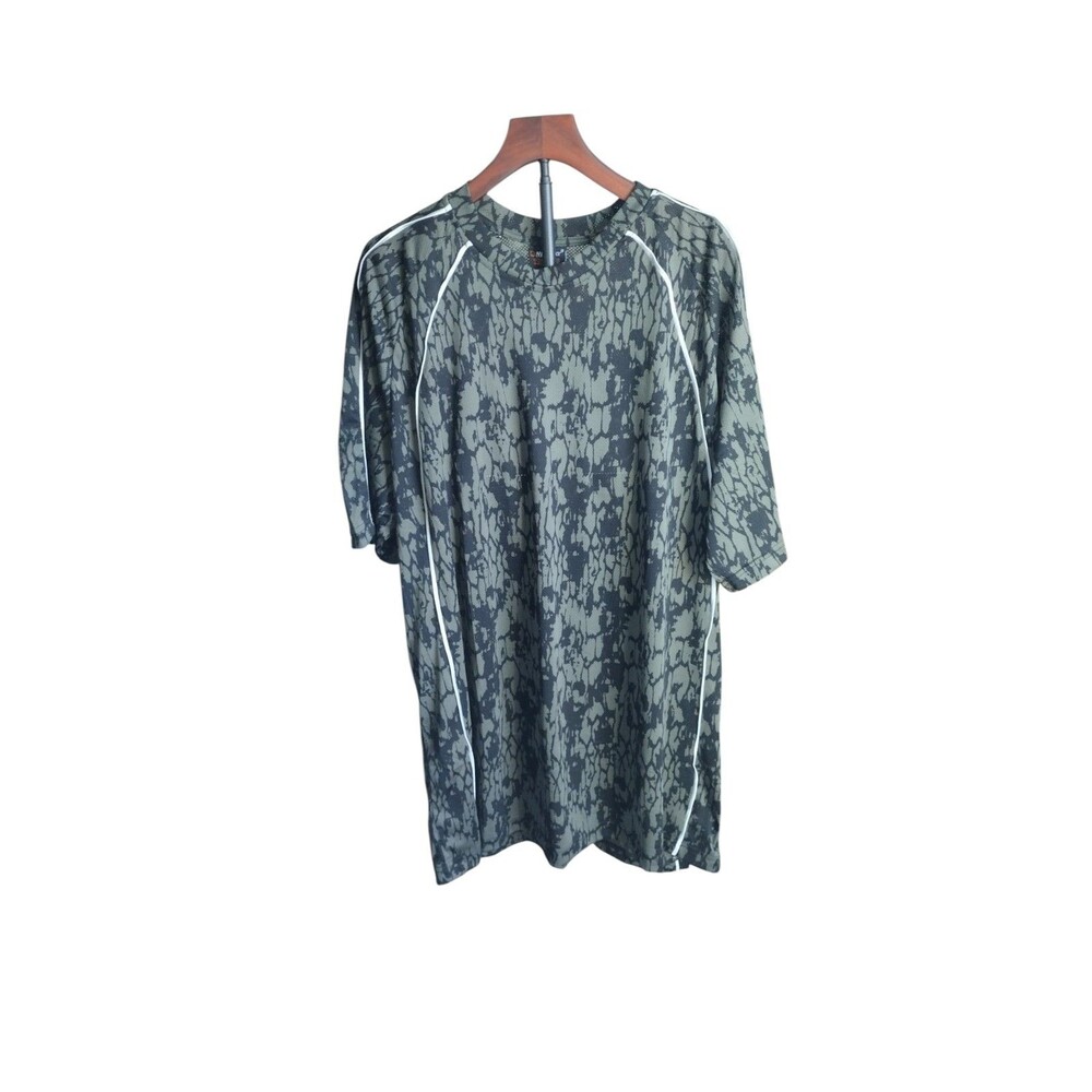 NBN Gear Men's 4XL Camouflage Green Crew Neck Athletic Lightweight T-shirt NWT